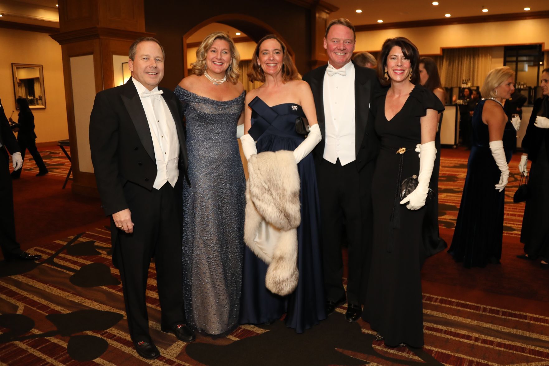 Tom and Laura George, Caroline and James Boldt, Missy Leggat